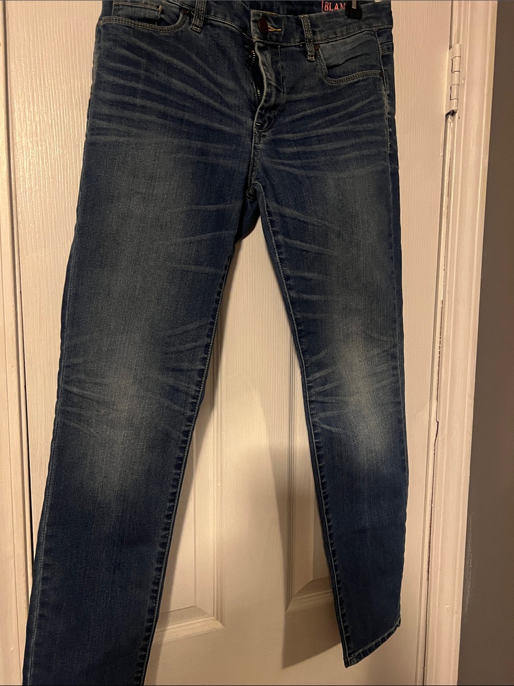 Blank NYC Skinny Jeans in Dark Blue Wash